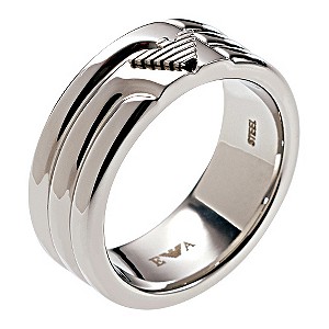 stainless steel eagle panel ring size U